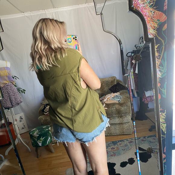 BDG Dolman Sleeve Relaxed Fit Pullover Knit Shirt Green Size Small - Picture 3 of 5